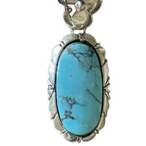 Silver and Turquoise Pendant